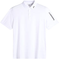 J.Lindeberg Golf Shirt - Tour Tech Regular Fit - White AW26
