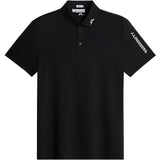 J.Lindeberg Golf Shirt - Tour Tech Slim Fit - Black SS26