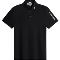 J.Lindeberg Golf Shirt - Tour Tech Slim Fit - Black SS26