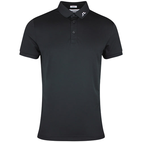 J.Lindeberg Golf Shirt - Tour Tech Slim Fit - Black SS26