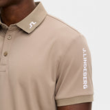 J.Lindeberg Golf Shirt - Tour Tech Slim Fit - Brindle SS26