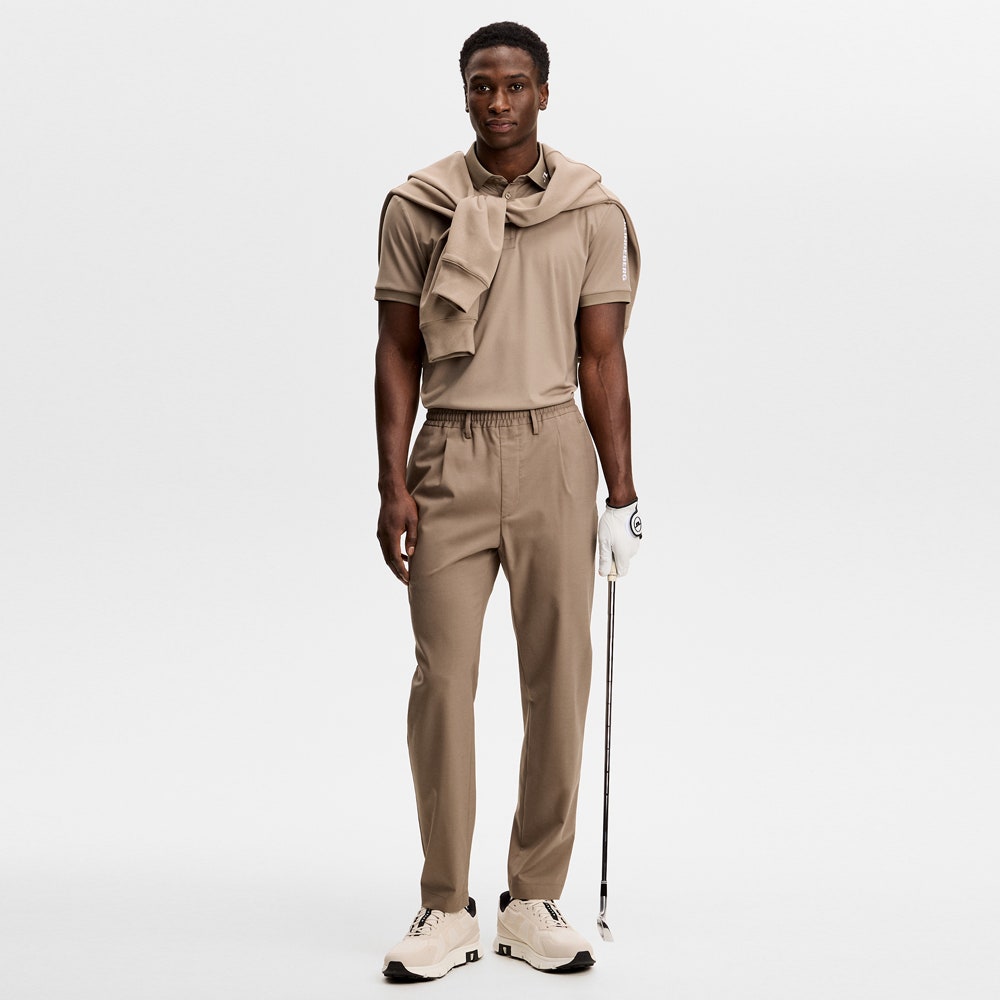 J.Lindeberg Golf Shirt - Tour Tech Slim Fit - Brindle SS26