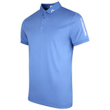 J.Lindeberg Golf Shirt - Tour Tech Slim Fit - Federal Blue SS26