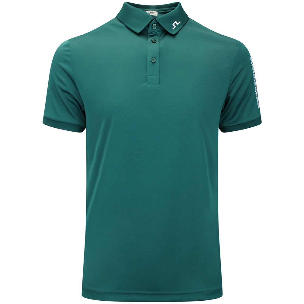 J.Lindeberg Golf Shirt - Tour Tech Slim Fit - Forest Biome AW26