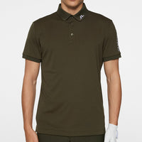 J.Lindeberg Golf Shirt - Tour Tech Slim Fit - Forest Green AW25