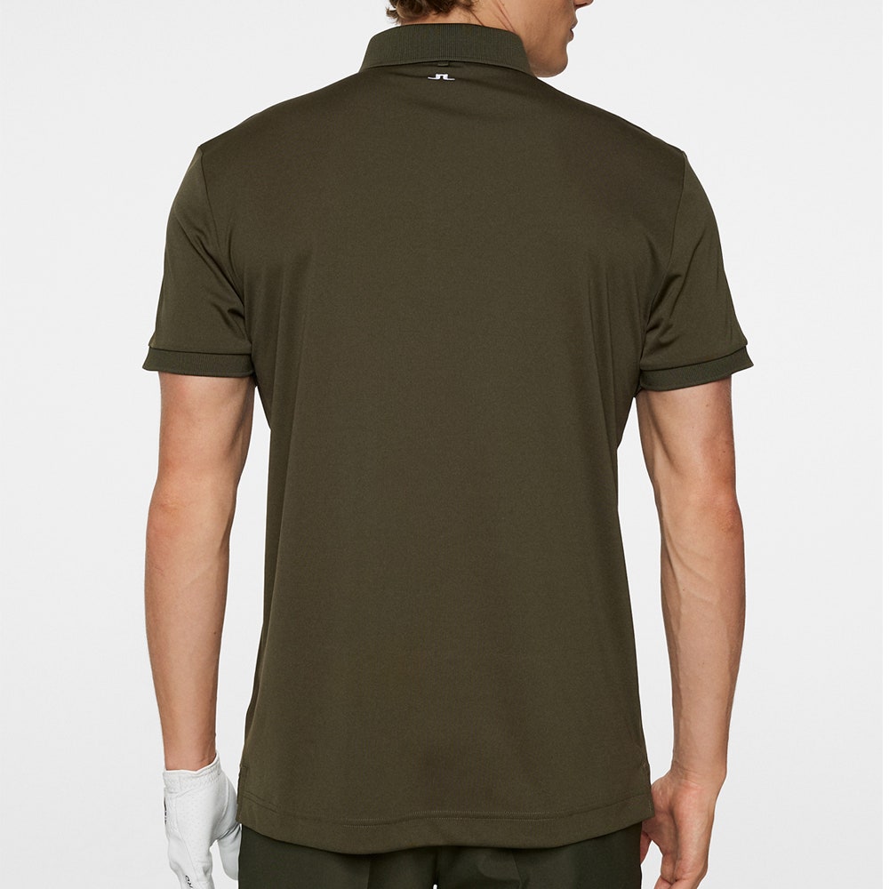 J.Lindeberg Golf Shirt - Tour Tech Slim Fit - Forest Green AW25