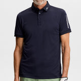 J.Lindeberg Golf Shirt - Tour Tech Slim Fit - JL Navy SS26