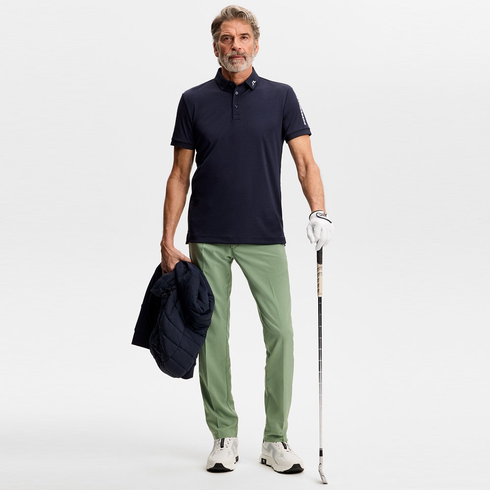 J.Lindeberg Golf Shirt - Tour Tech Slim Fit - JL Navy SS26