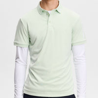 J.Lindeberg Golf Shirt - Tour Tech Slim Fit - Subtle Green AW26