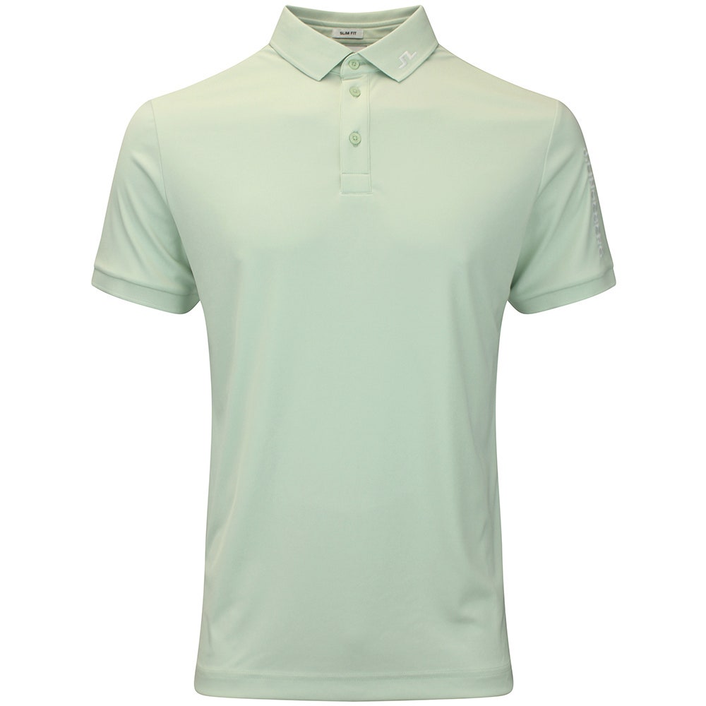 J.Lindeberg Golf Shirt - Tour Tech Slim Fit - Subtle Green AW26
