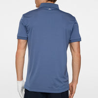J.Lindeberg Golf Shirt - Tour Tech Slim Fit - Vintage Indigo AW25