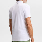 J.Lindeberg Golf Shirt - Tour Tech Slim Fit - White SS26