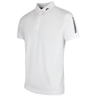 J.Lindeberg Golf Shirt - Tour Tech Slim Fit - White SS26