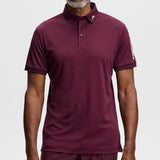 J.Lindeberg Golf Shirt - Tour Tech Slim Fit - Winetasting AW26