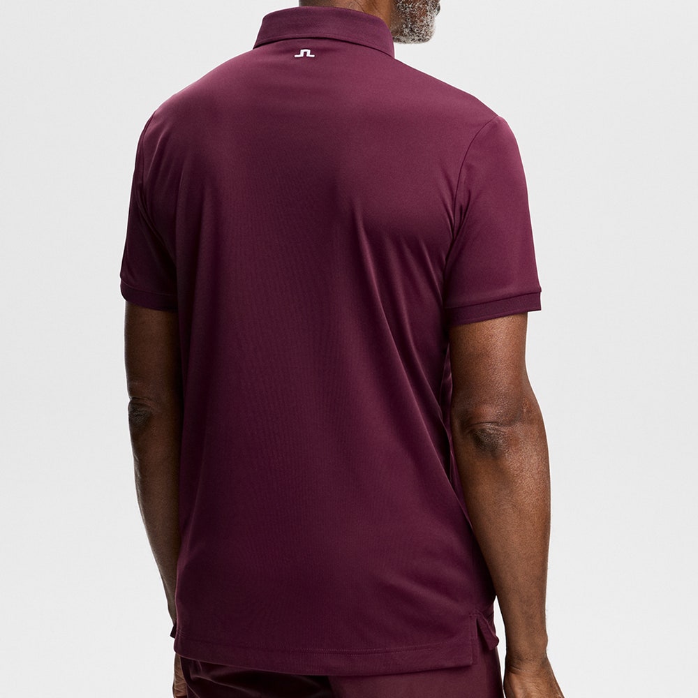 J.Lindeberg Golf Shirt - Tour Tech Slim Fit - Winetasting AW26