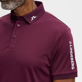 J.Lindeberg Golf Shirt - Tour Tech Slim Fit - Winetasting AW26