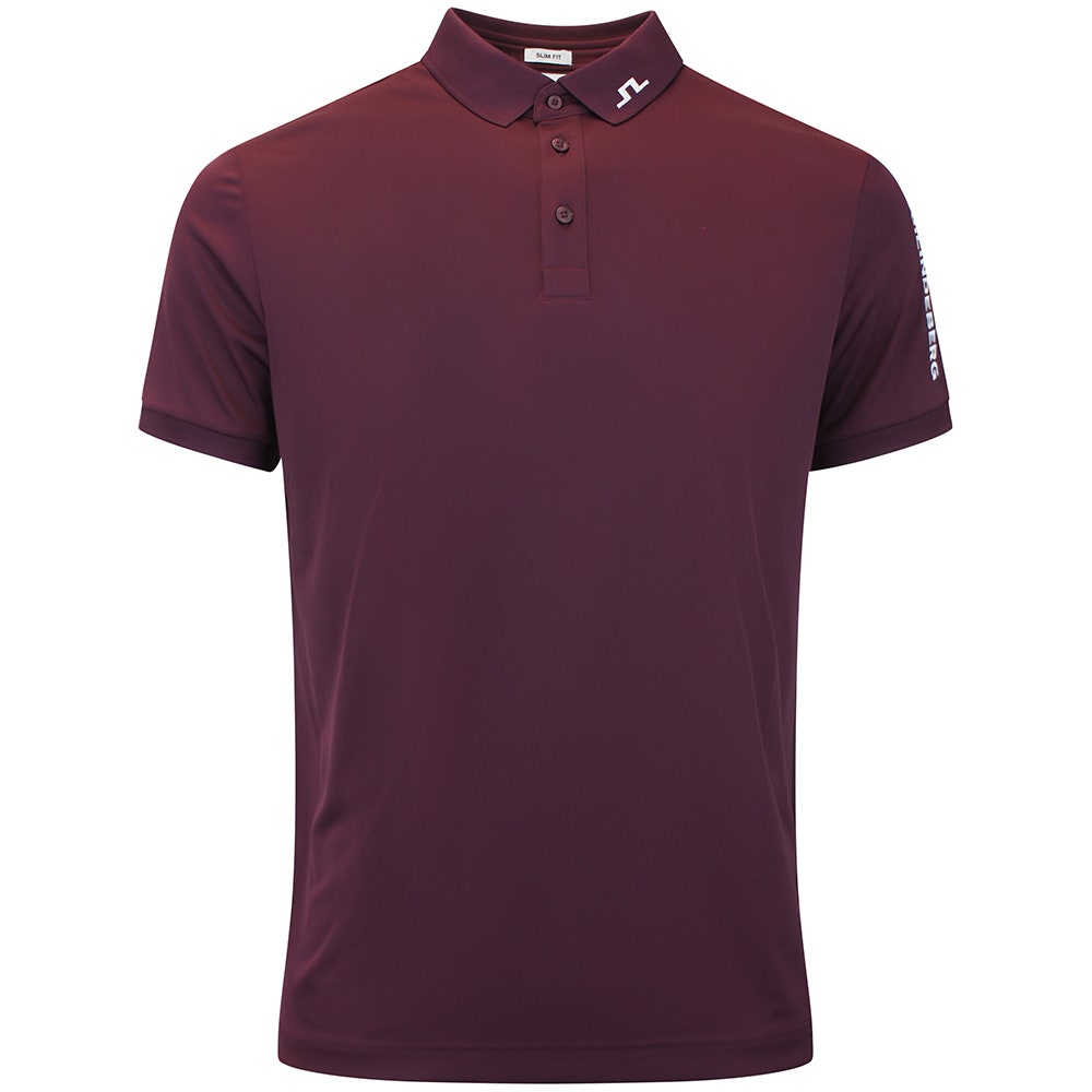 J.Lindeberg Golf Shirt - Tour Tech Slim Fit - Winetasting AW26
