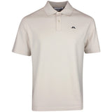 J.Lindeberg Golf Shirt - Trond Regular Fit Pique - Moonbeam SS26