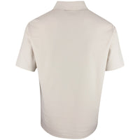 J.Lindeberg Golf Shirt - Trond Regular Fit Pique - Moonbeam SS26