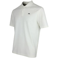 J.Lindeberg Golf Shirt - Trond Regular Fit Pique - Warm White SS26