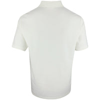 J.Lindeberg Golf Shirt - Trond Regular Fit Pique - Warm White SS26