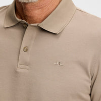 J.Lindeberg Golf Shirt - Verse Pique Reg. Fit - Brindle AW26