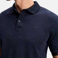 J.Lindeberg Golf Shirt - Verse Pique Reg. Fit - JL Navy AW26