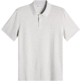 J.Lindeberg Golf Shirt - Verse Pique Reg. Fit - Light Grey Mel. AW26