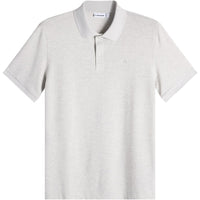 J.Lindeberg Golf Shirt - Verse Pique Reg. Fit - Light Grey Mel. AW26