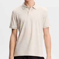 J.Lindeberg Golf Shirt - Verse Pique Reg. Fit - Moonbeam AW26