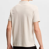 J.Lindeberg Golf Shirt - Verse Pique Reg. Fit - Moonbeam AW26