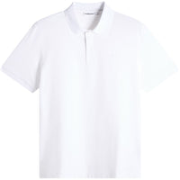 J.Lindeberg Golf Shirt - Verse Pique Reg. Fit - White AW26