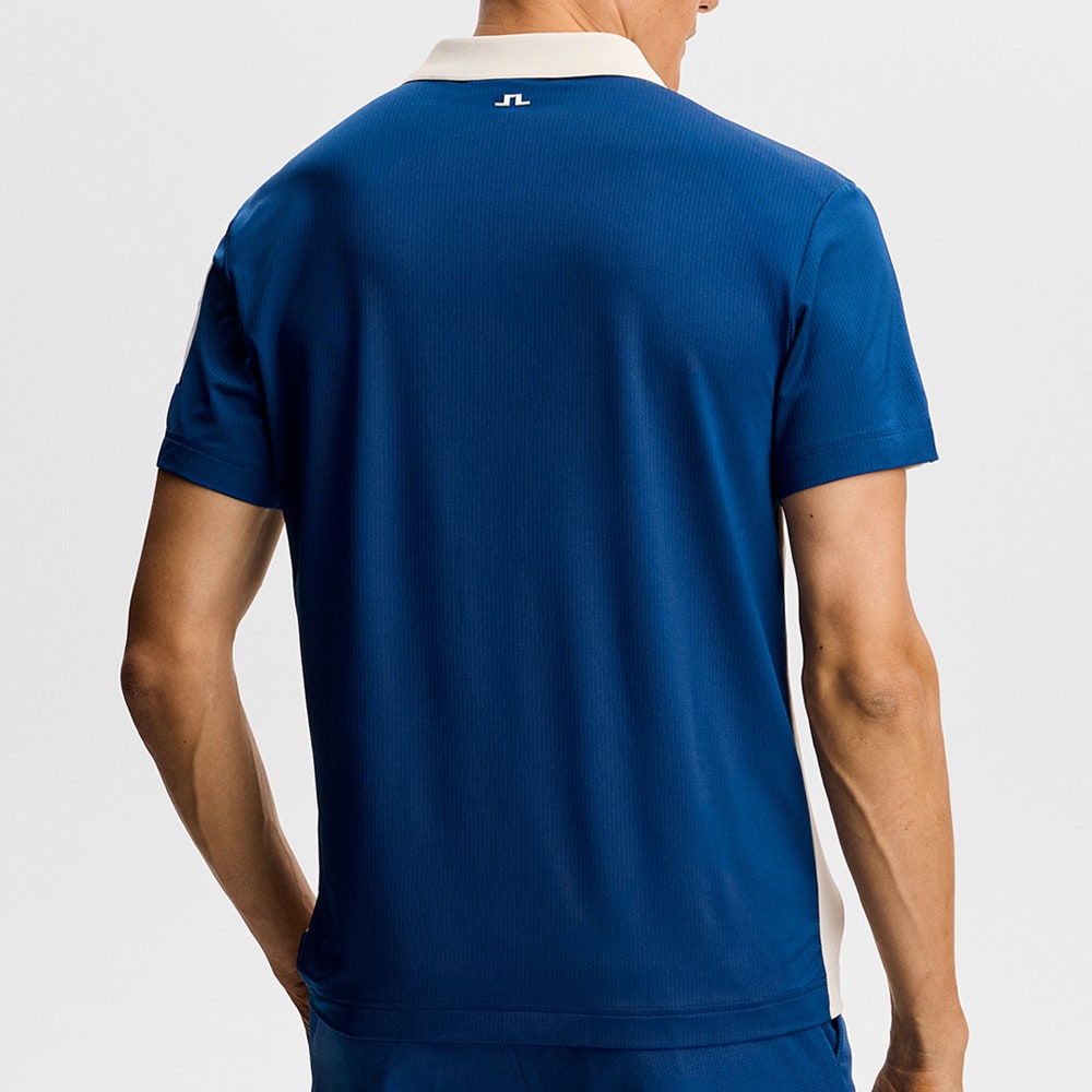 J.Lindeberg Golf Shirt - Viggo Regular Fit - Moonbeam SH26