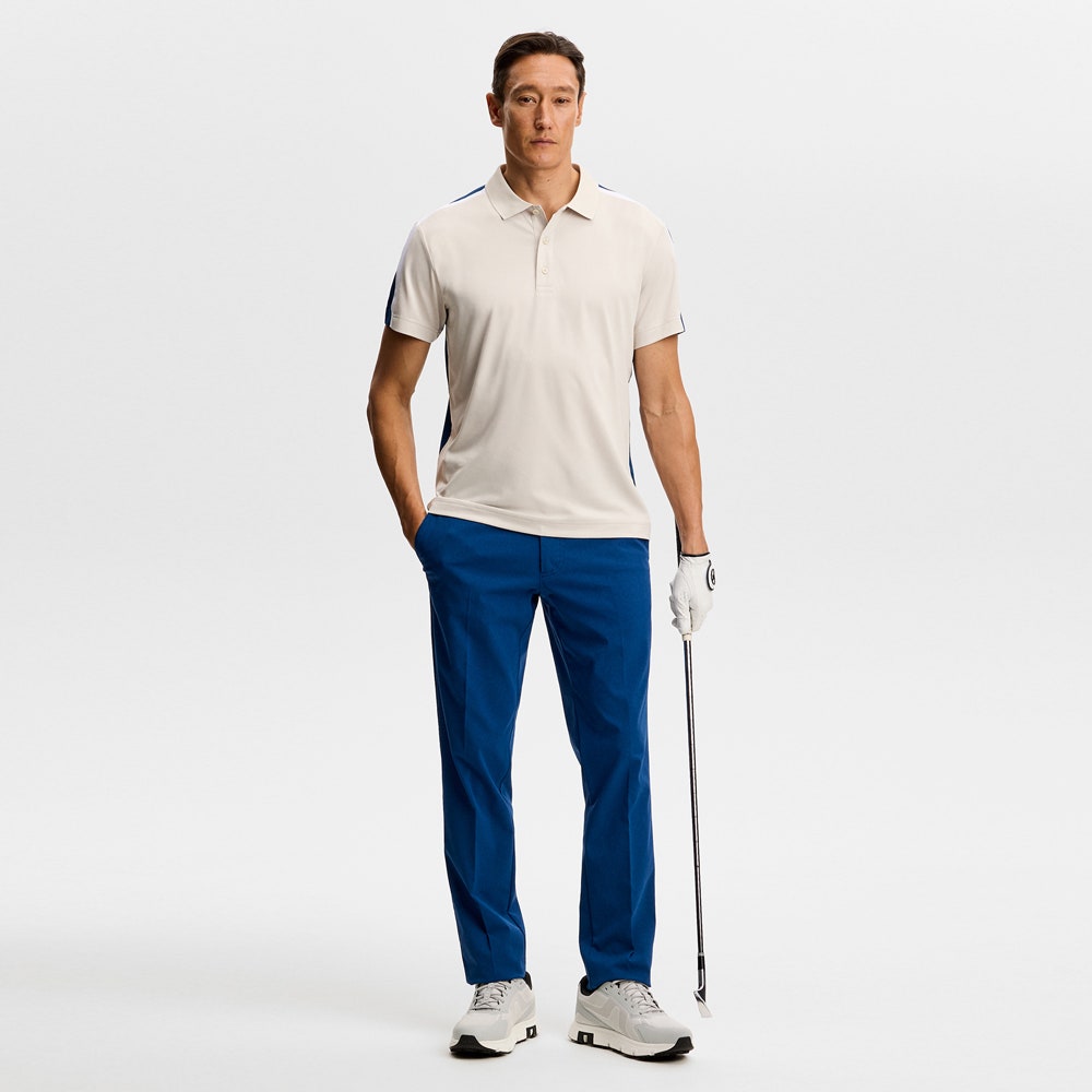 J.Lindeberg Golf Shirt - Viggo Regular Fit - Moonbeam SH26
