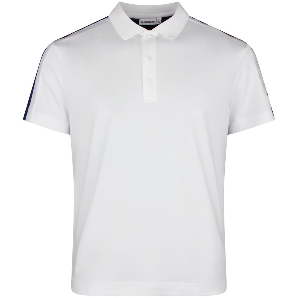 J.Lindeberg Golf Shirt - Viggo Regular Fit - White SH26