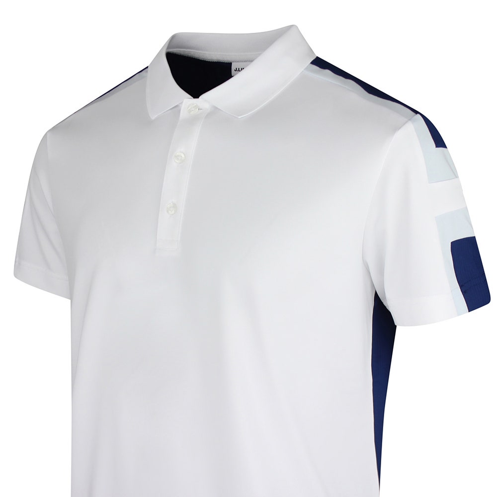 J.Lindeberg Golf Shirt - Viggo Regular Fit - White SH26