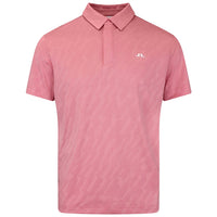 J.Lindeberg Golf Shirt - Wilhelm Regular Fit - Flamingo Plume SS26