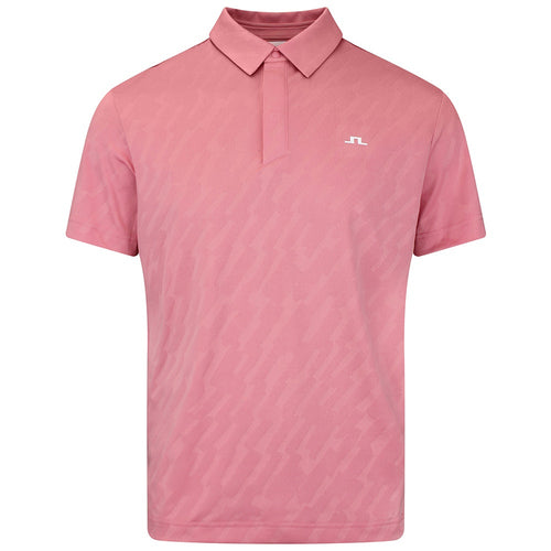 J.Lindeberg Golf Shirt - Wilhelm Regular Fit - Flamingo Plume SS26
