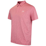 J.Lindeberg Golf Shirt - Wilhelm Regular Fit - Flamingo Plume SS26