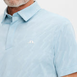 J.Lindeberg Golf Shirt - Wilhelm Regular Fit - Forget-Me-Not SS26