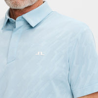 J.Lindeberg Golf Shirt - Wilhelm Regular Fit - Forget-Me-Not SS26