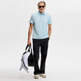 J.Lindeberg Golf Shirt - Wilhelm Regular Fit - Forget-Me-Not SS26