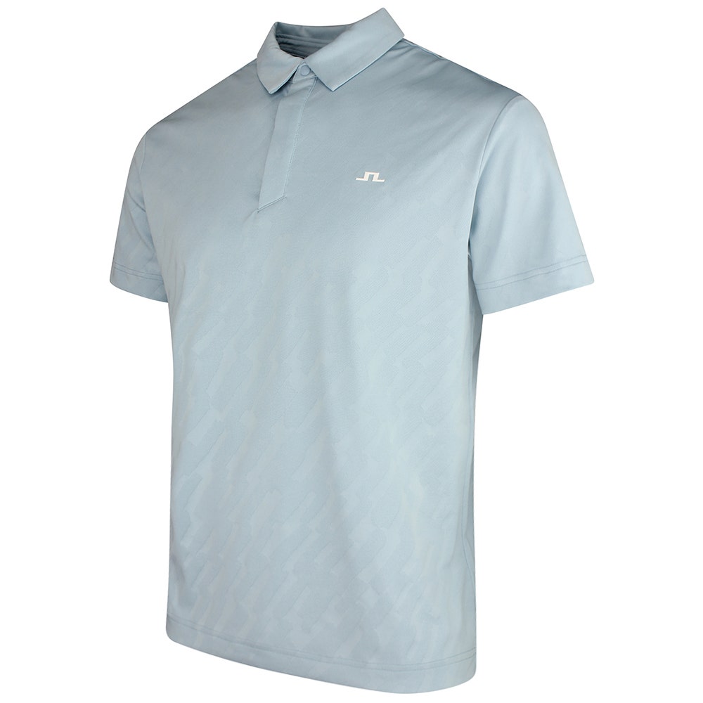 J.Lindeberg Golf Shirt - Wilhelm Regular Fit - Forget-Me-Not SS26