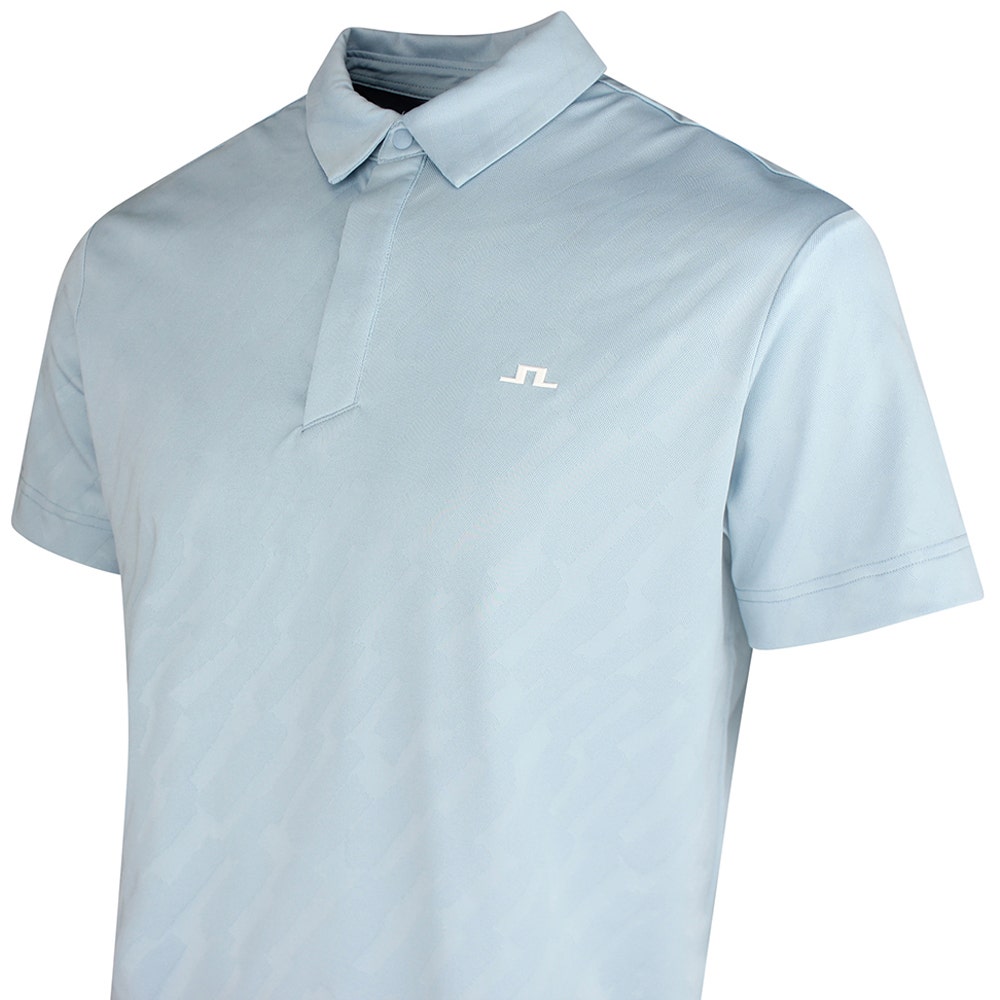 J.Lindeberg Golf Shirt - Wilhelm Regular Fit - Forget-Me-Not SS26