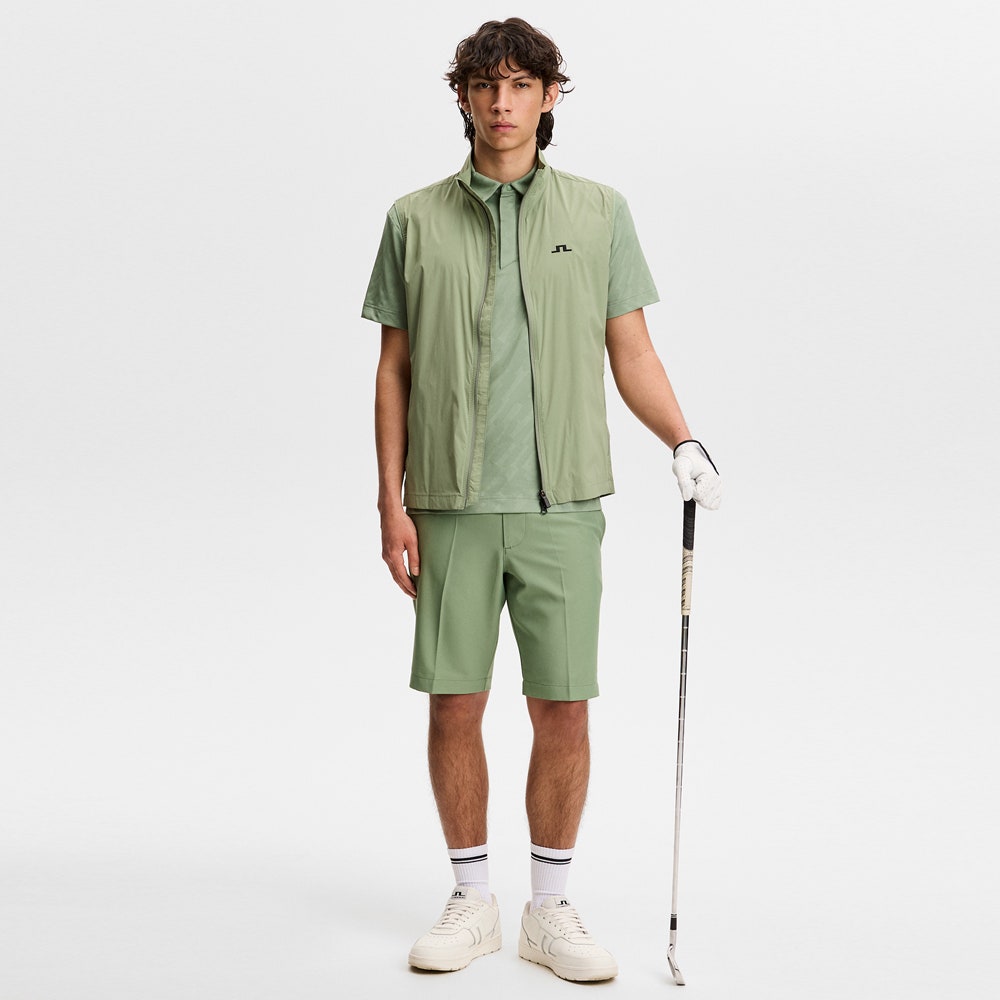 J.Lindeberg Golf Shirt - Wilhelm Regular Fit - Hedge Green SS26