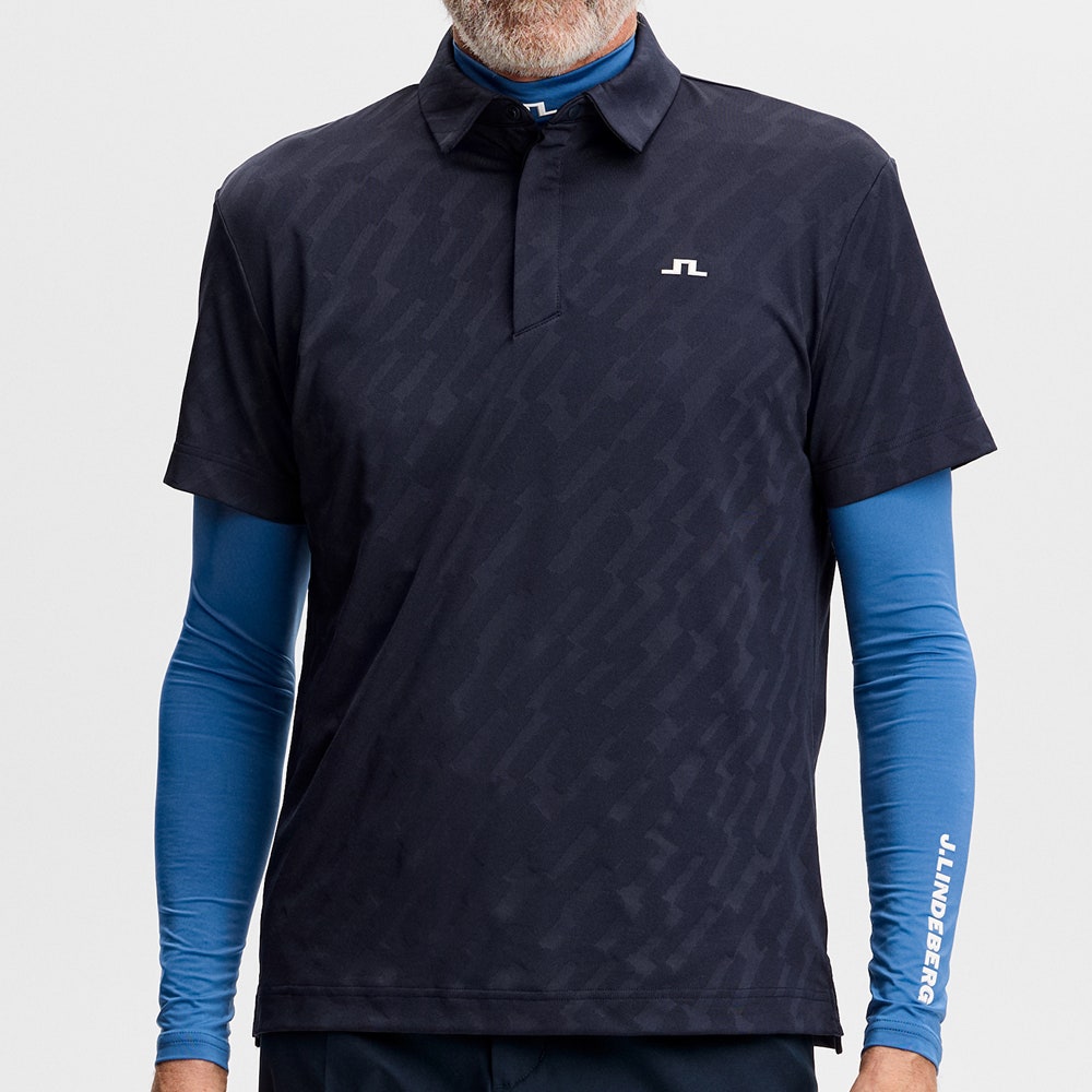 J.Lindeberg Golf Shirt - Wilhelm Regular Fit - JL Navy SS26
