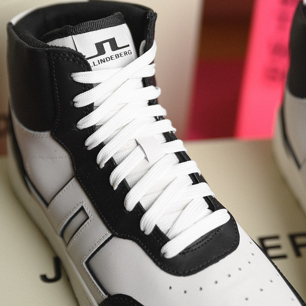 J.Lindeberg Golf Shoes - Ace High Top - Black SS25