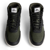 J.Lindeberg Golf Shoes - Ace High Top - Forest Green AW25