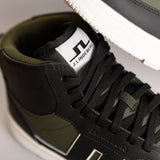 J.Lindeberg Golf Shoes - Ace High Top - Forest Green AW25