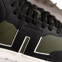 J.Lindeberg Golf Shoes - Ace High Top - Forest Green AW25